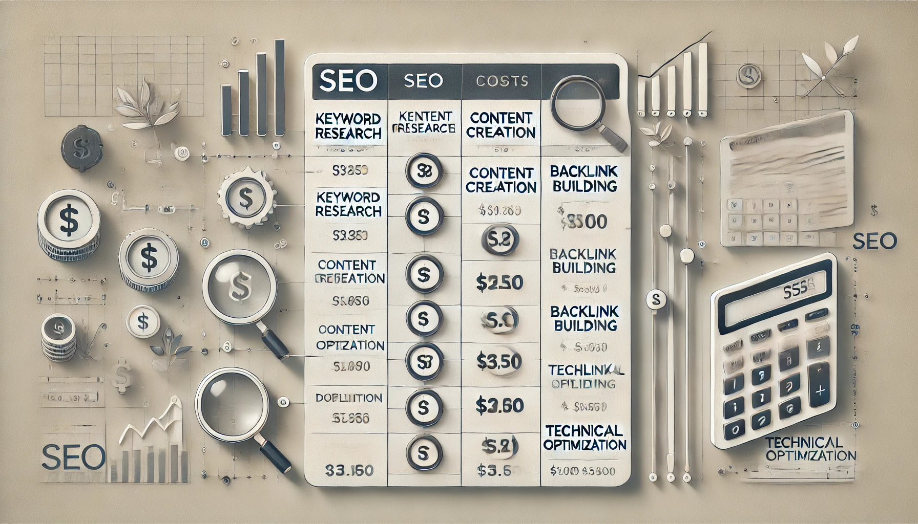 SEOの費用はいくらかかる？ 1項目ごとの詳細内訳