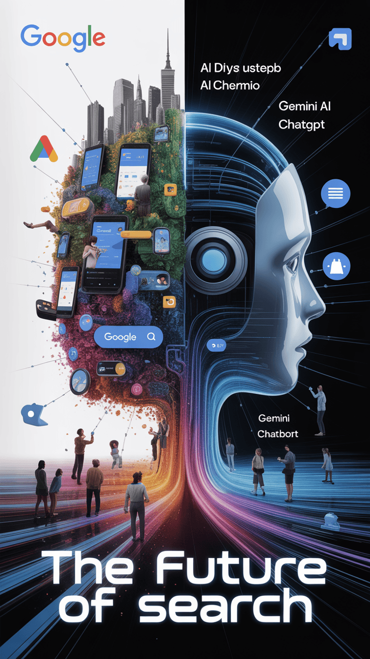 Googleの検索トラフィックが今後AI（GeminiやChatGPT）に奪われる可能性が高い