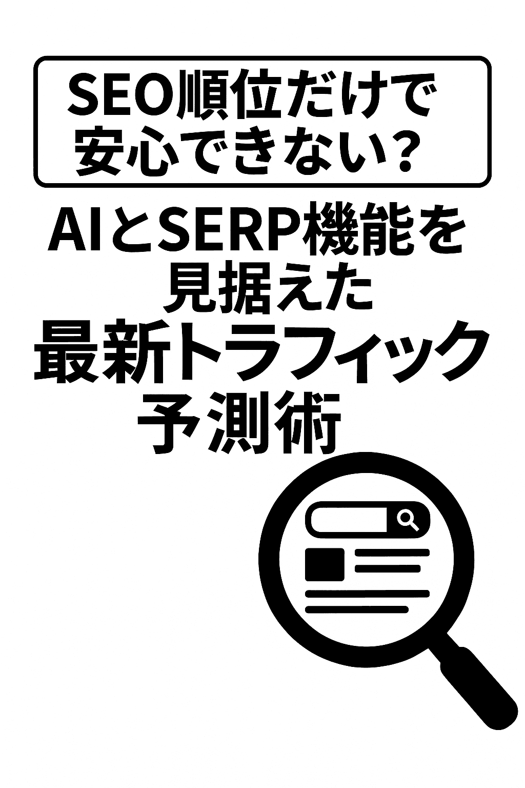 SEO順位だけで安心できない？AIとSERP機能を見据えた最新トラフィック予測術