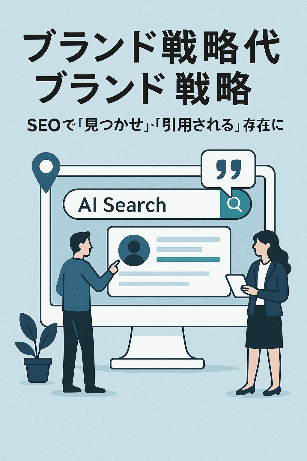 生成AI検索時代のブランド戦略：GEOで「見つけられ」「引用される」存在になる方法