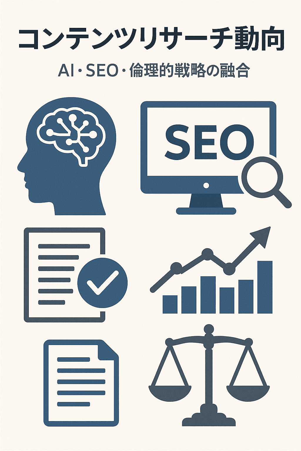 まとめ記事：2025年のコンテンツリサーチ動向 ― AI・SEO・倫理的戦略の融合