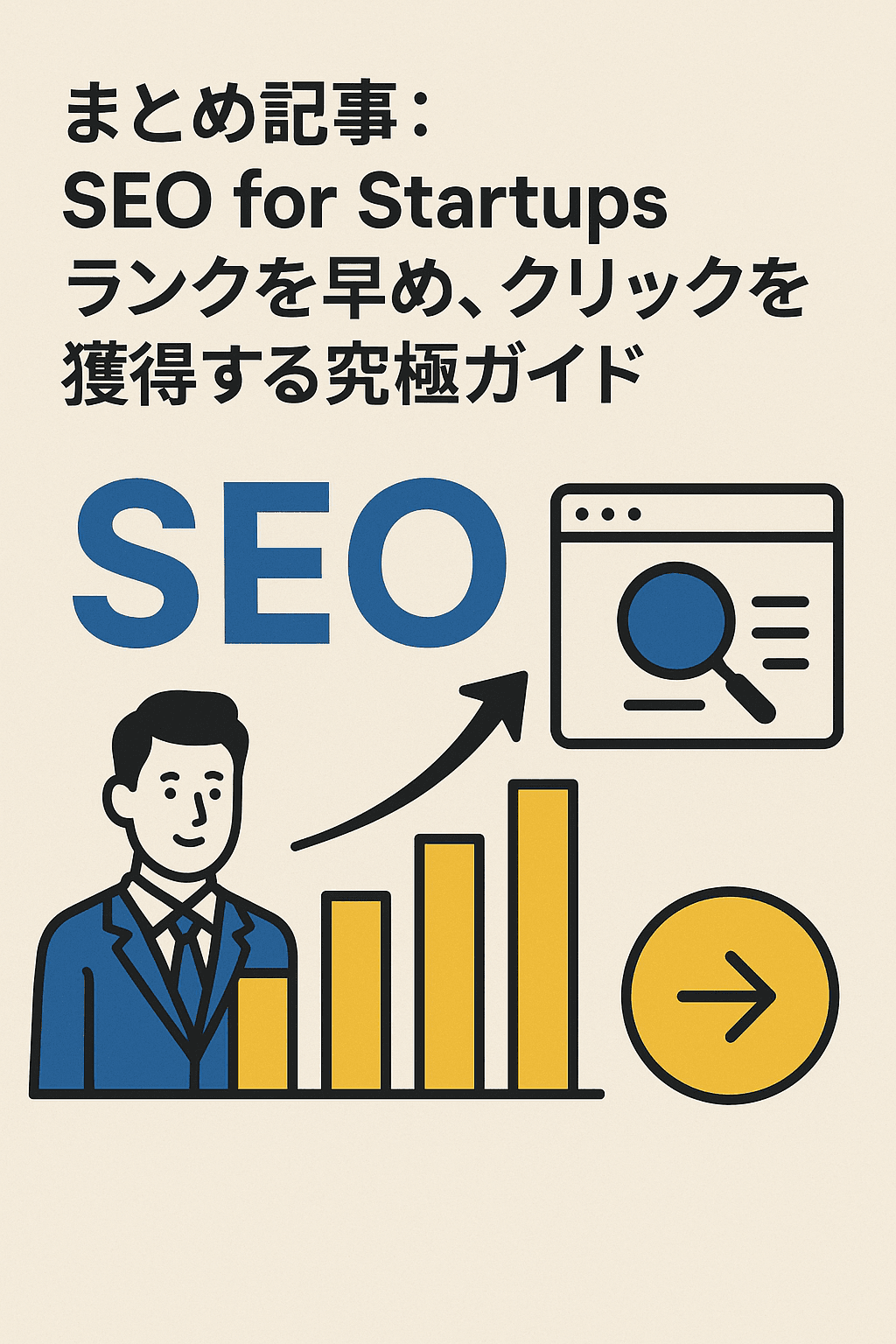まとめ記事：SEO for Startups – ランクを早め、クリックを獲得する究極ガイド
