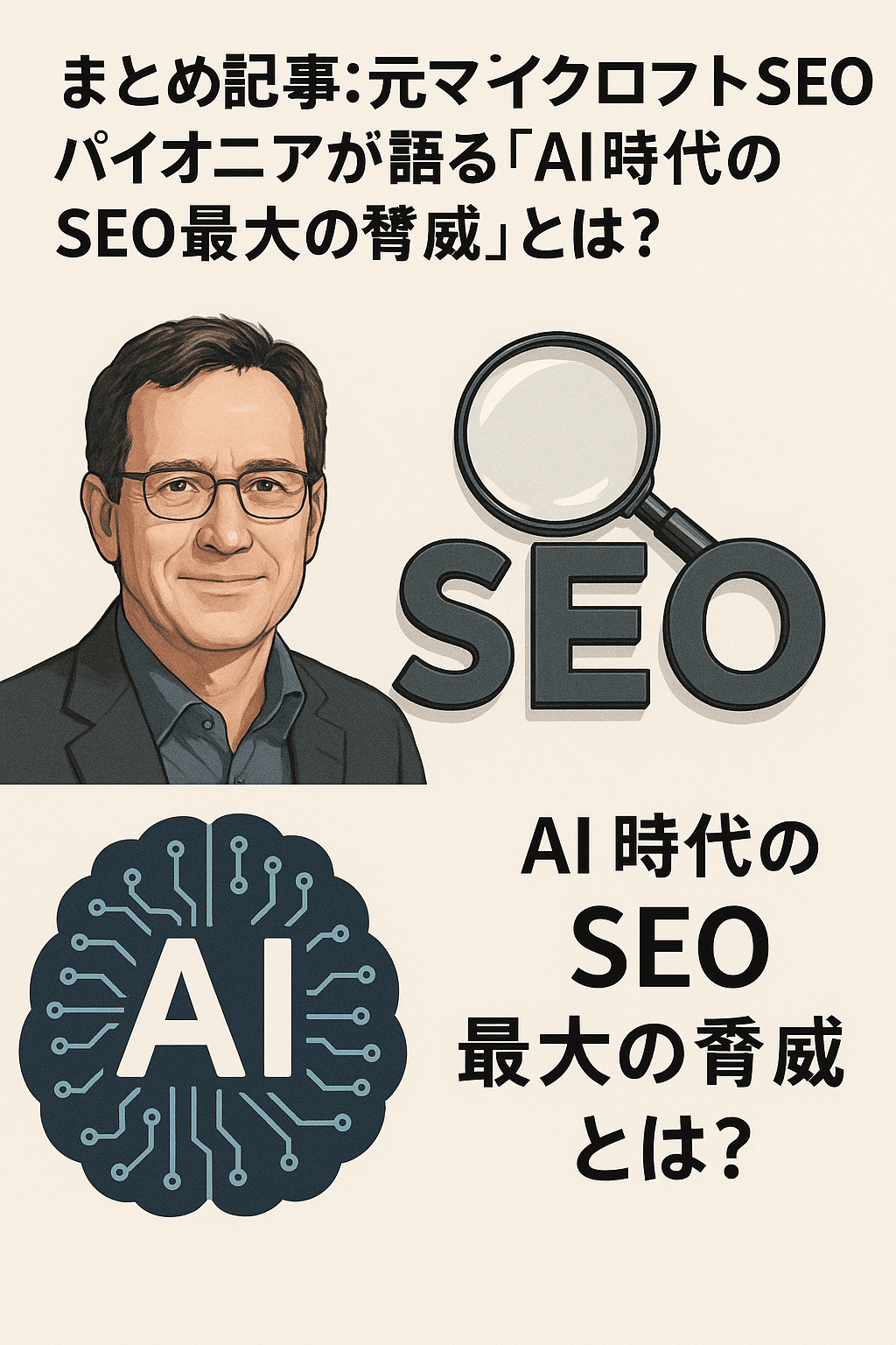 まとめ記事：元Microsoft SEOパイオニアが語る「AI時代のSEO最大の脅威」とは？
