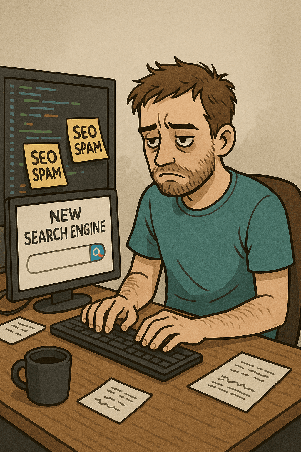 SEOスパムに疲れたソフトウェアエンジニア、新しい検索エンジンを開発