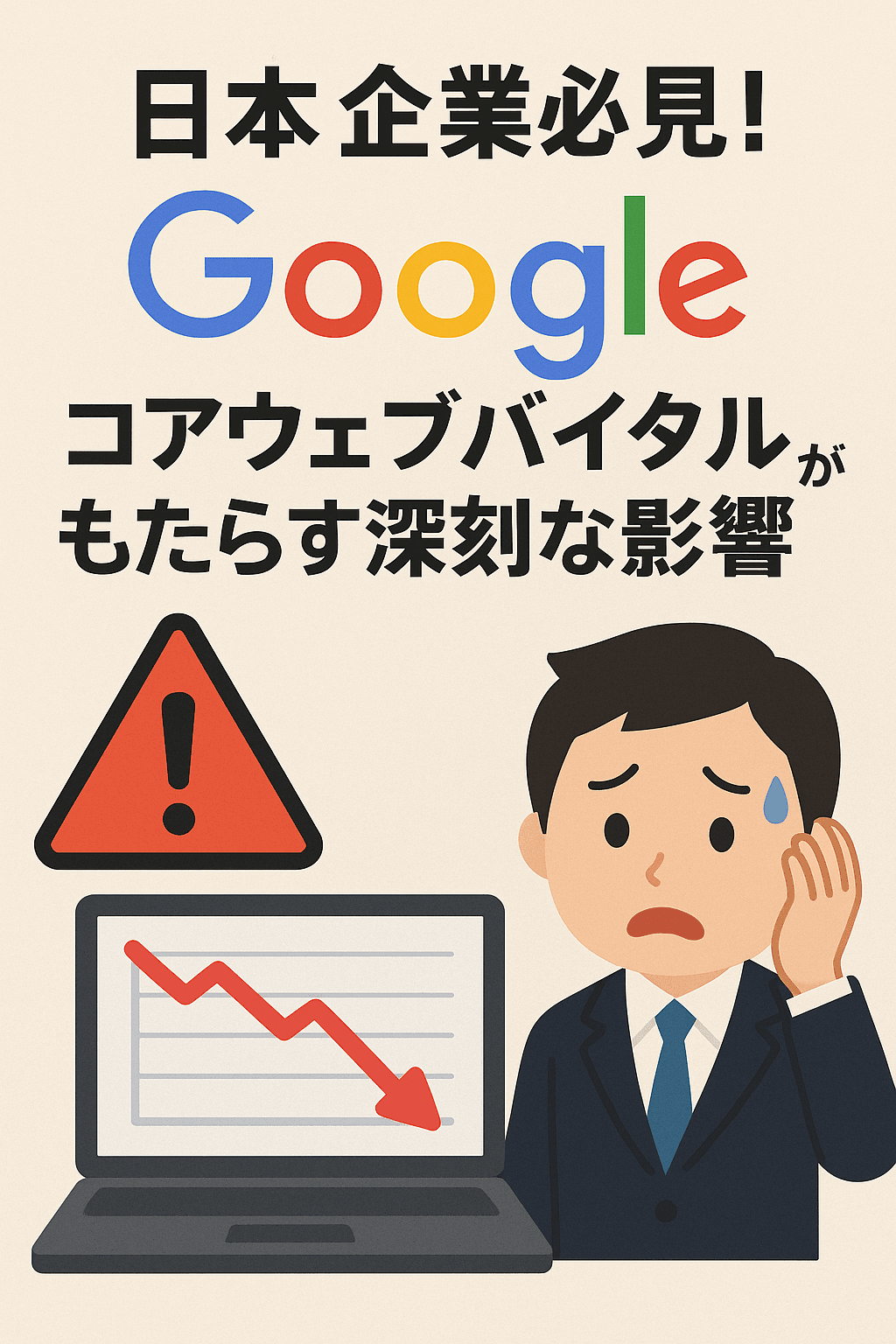 日本企業必見！Googleコアウェブバイタル未達成がもたらす深刻な影響