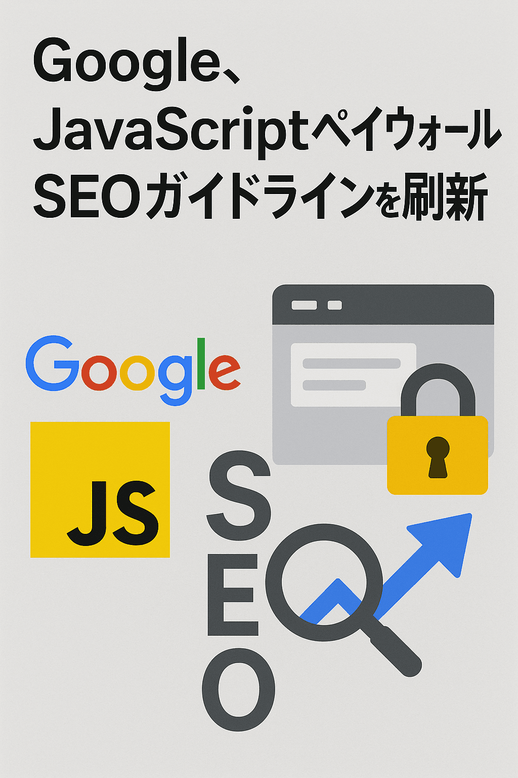 Google、JavaScriptペイウォールSEOガイドラインを刷新