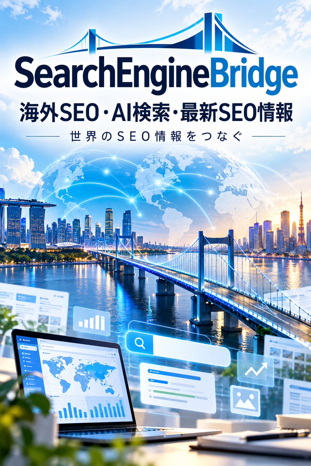 サーチエンジンブリッジ海外SEOAI検索最新SEO情報　基本アイキャッチ画像