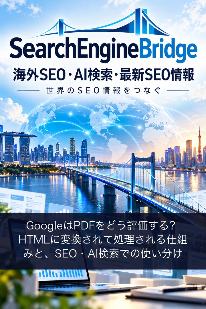 GoogleはPDFをどう評価する？HTMLに変換されて処理される仕組みと、SEO・AI検索での使い分け